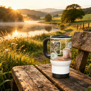 Create your own Coffee before gardening photo Travel Mug
