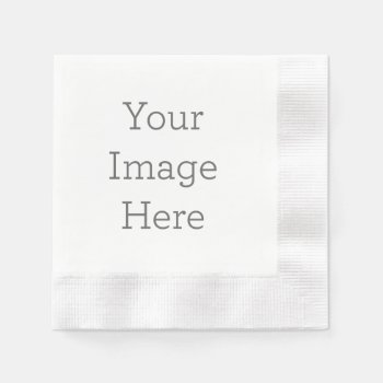 Create Your Own Coined Cocktail Paper Napkin by zazzle_templates at Zazzle
