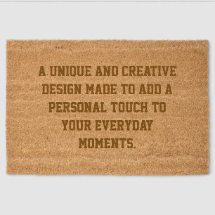 Create Your Own Coir Doormat Fiber Doormat