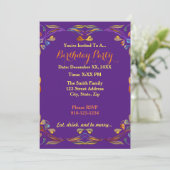 Create Your Own Colorful Birthday Party Invitation (Standing Front)