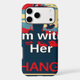 Create Your Own Colorful Change I am With Her iPhone 17 Pro Max Case