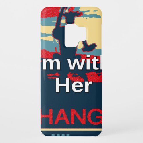 Create Your Own Colorful Change I am With Her   Case_Mate Samsung Galaxy S9 Case