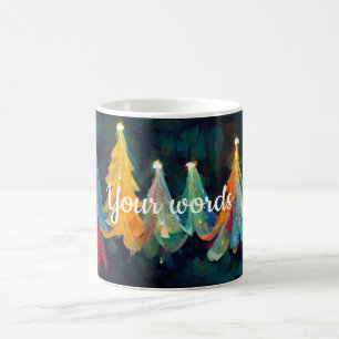 Create Your Own Colorful Christmas Trees Color Morph Mug