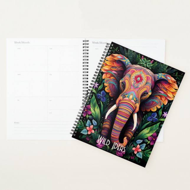 Create Your Own Colorful Elephant Totem Planner (Display)