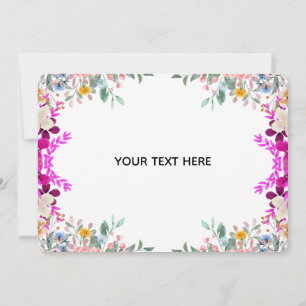 Create Your Own Colorful Floral Border