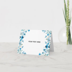 Create Your Own Colorful Floral Border Card