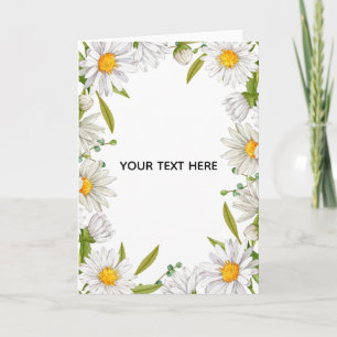 Create Your Own Colorful Floral Border Card