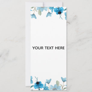 Create Your Own Colorful Floral Border Invitation