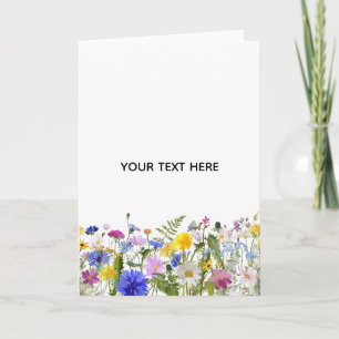 Create Your Own Colorful Floral Card