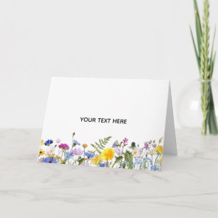 Create Your Own Colorful Floral Card