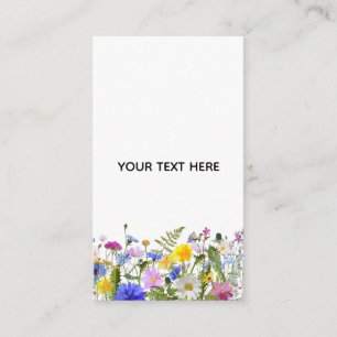 Create Your Own Colorful Floral Enclosure Card