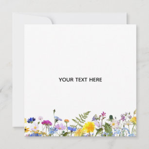 Create Your Own Colorful Floral Invitation