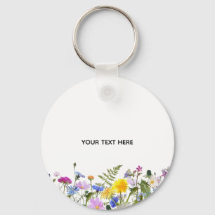 Create Your Own Colorful Floral Keychain