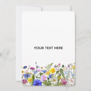 Create Your Own Colorful Floral Save The Date