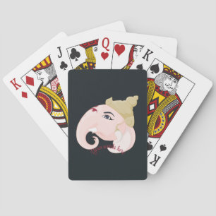 Create Your Own Colorful Ganesh Profile Poker Cards