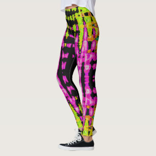 Create Your Own Colorful Hakuna Matata water color Leggings