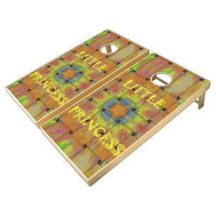 Create Your Own Colorful lovely Little princess Cornhole Set