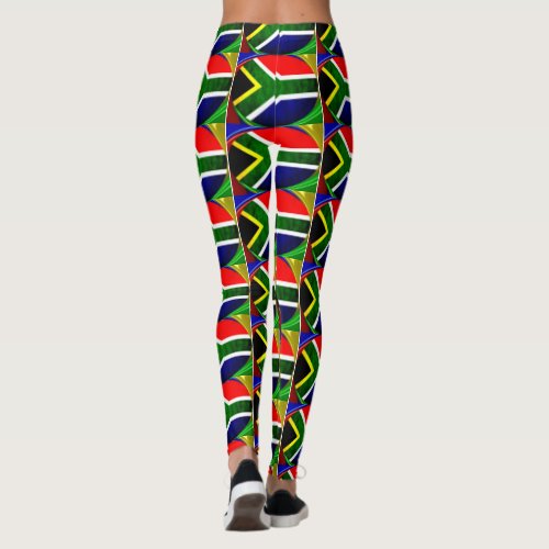 Create Your Own Colorful South African Print Leggings