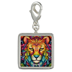 Create Your Own Colorful Wild Cat Totem Animal Charm