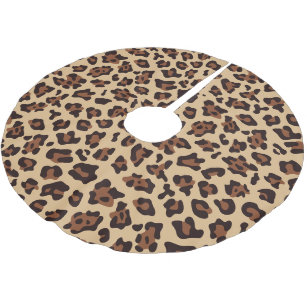 Leopard Christmas Tree Skirts Zazzle