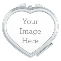 Create Your Own Compact Mirror - Heart