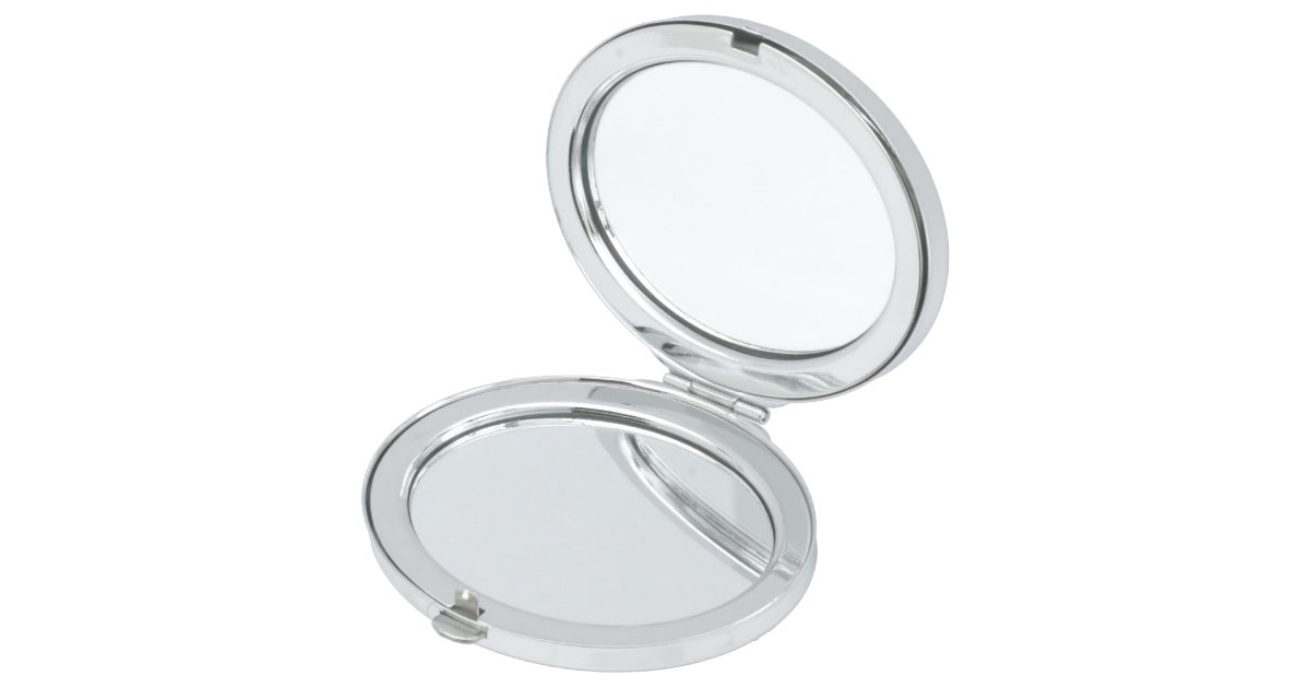 Oval Compact Mirror | Zazzle
