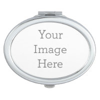 Create Your Own Compact Mirror - Oval