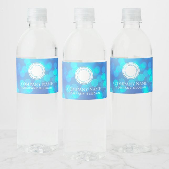 Create Your Own Company Brand Bottled Water Label (Bottles)