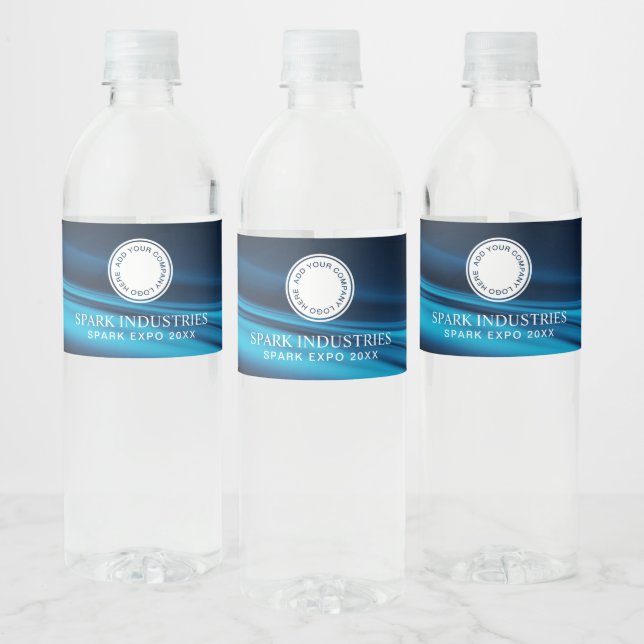 Create Your Own Company Brand Bottled Water Label (Bottles)