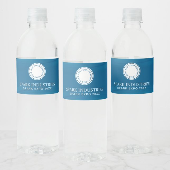 Create Your Own Company Brand Bottled Water Label (Bottles)
