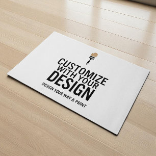 Create Your Own Company Branded Custom Minimalist Doormat