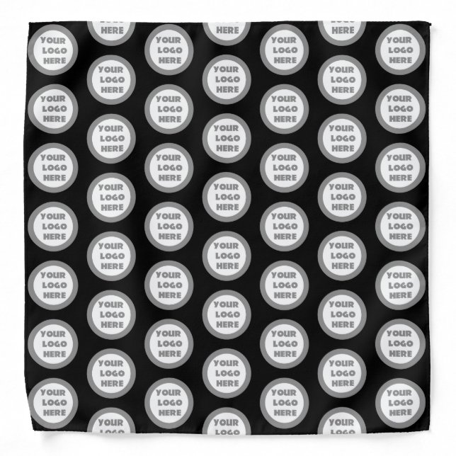 Create Your Own Company Business Logo Bandana (Front)