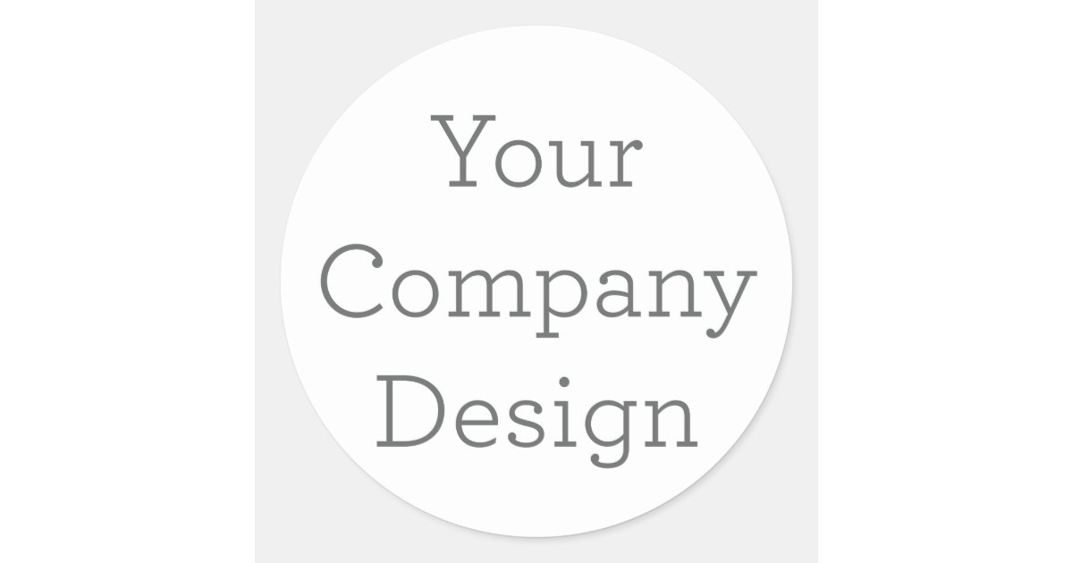 Create Your Own Company Design Sticker | Zazzle