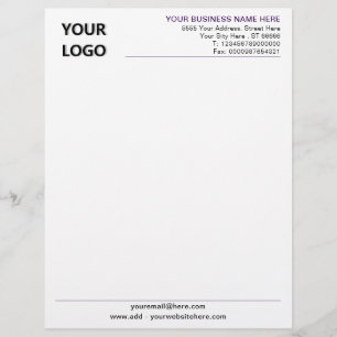 Create Your Own Company Letterhead Template