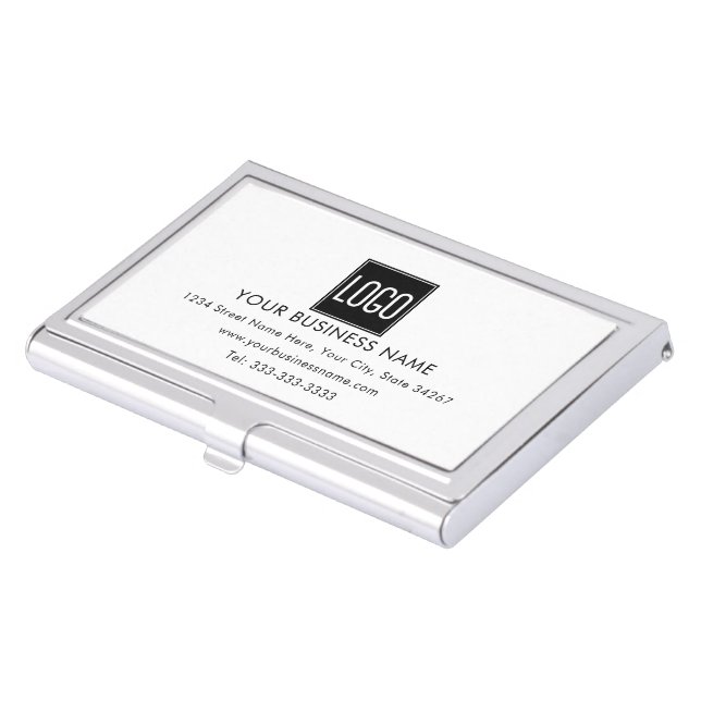 Create your Own | Company Logo Business Card Case (Front)