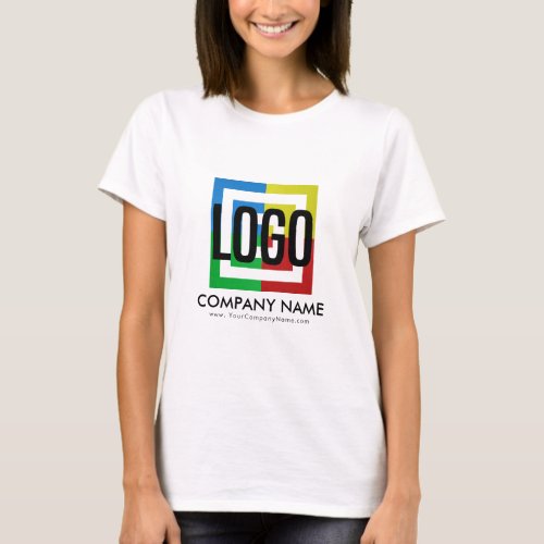 Create Your Own Company Logo Business Details T_Shirt