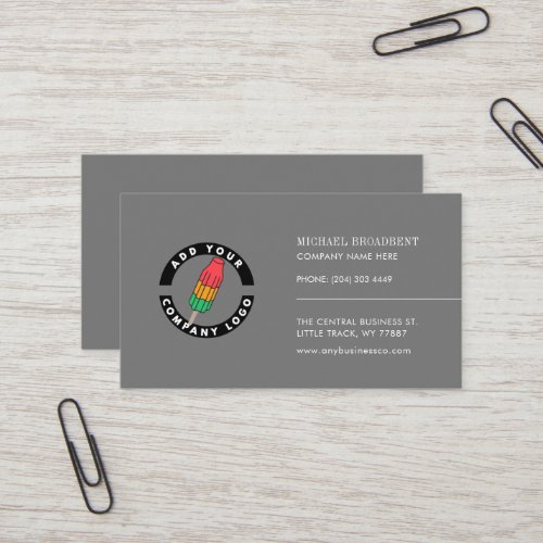 Create Your Own Company Logo Modern Minimalist Business Card