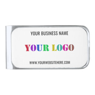 Create Your Own Company Logo Money Clip Template