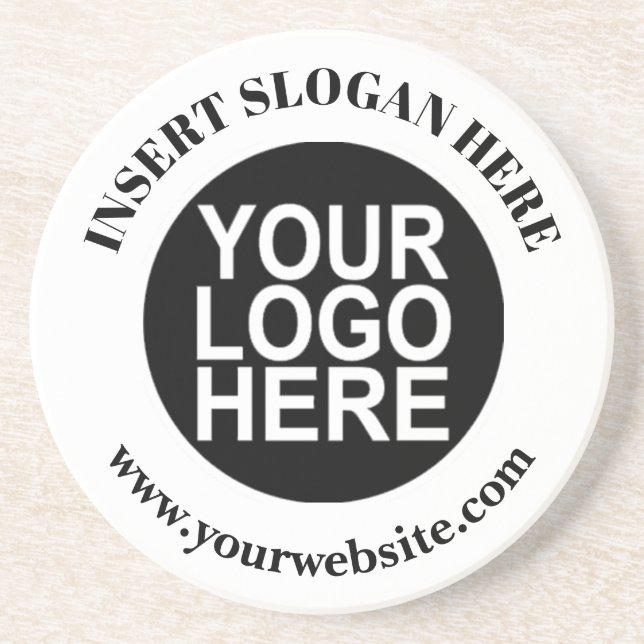 Create Your Own Company Logo Promotional Coaster (Front)