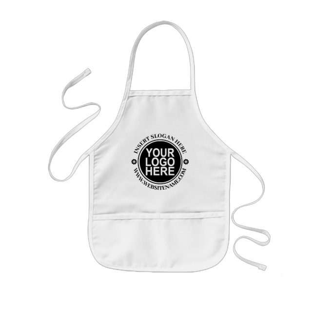 Create Your Own Company Logo Promotional Kids' Apron (Front)