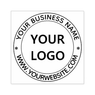 Create Your Own Company Logo Rubber Stamp Template