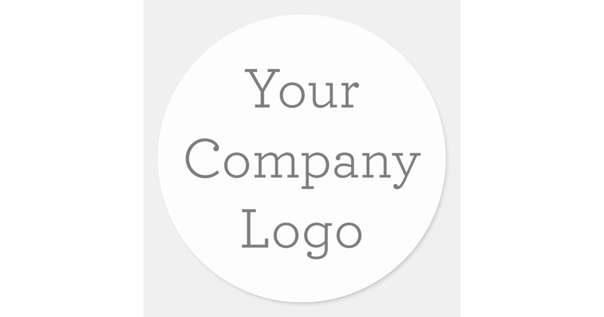 Create Your Own Company Logo Sticker | Zazzle