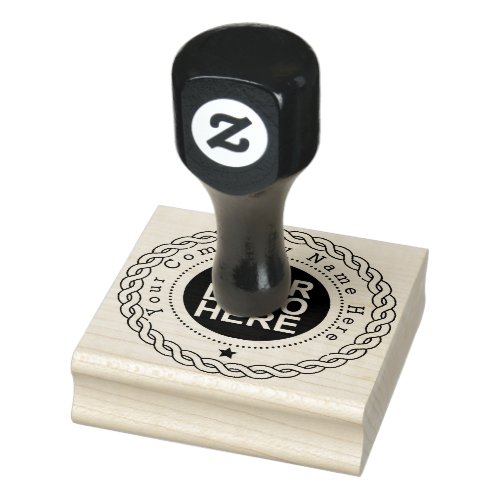 Create Your Own Company Name With Logo Rubber Stamp