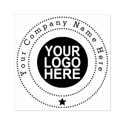 Create Your Own Company Name With Your Logo Rubber Stamp