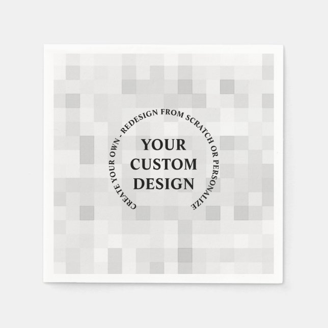 Create Your Own Completely Custom Napkins (Front)