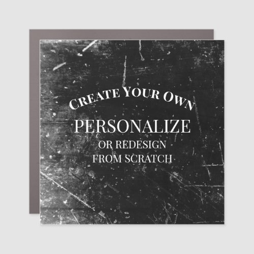 Create Your Own Completely Customized Car Magnet