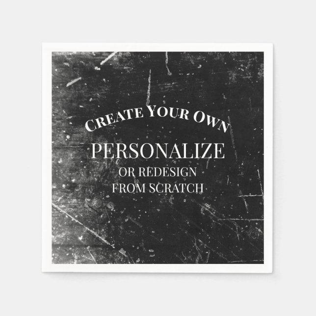Create Your Own Completely Customized Napkins (Front)