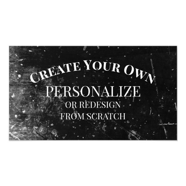 Create Your Own Completely Customized Photo Print (Front)