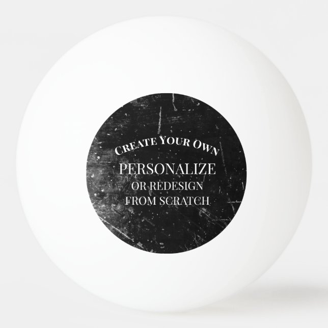 Create Your Own Completely Customized Ping Pong Ball (Front)