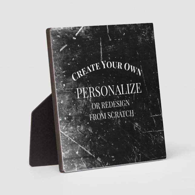 Create Your Own Completely Customized Plaque (Front)